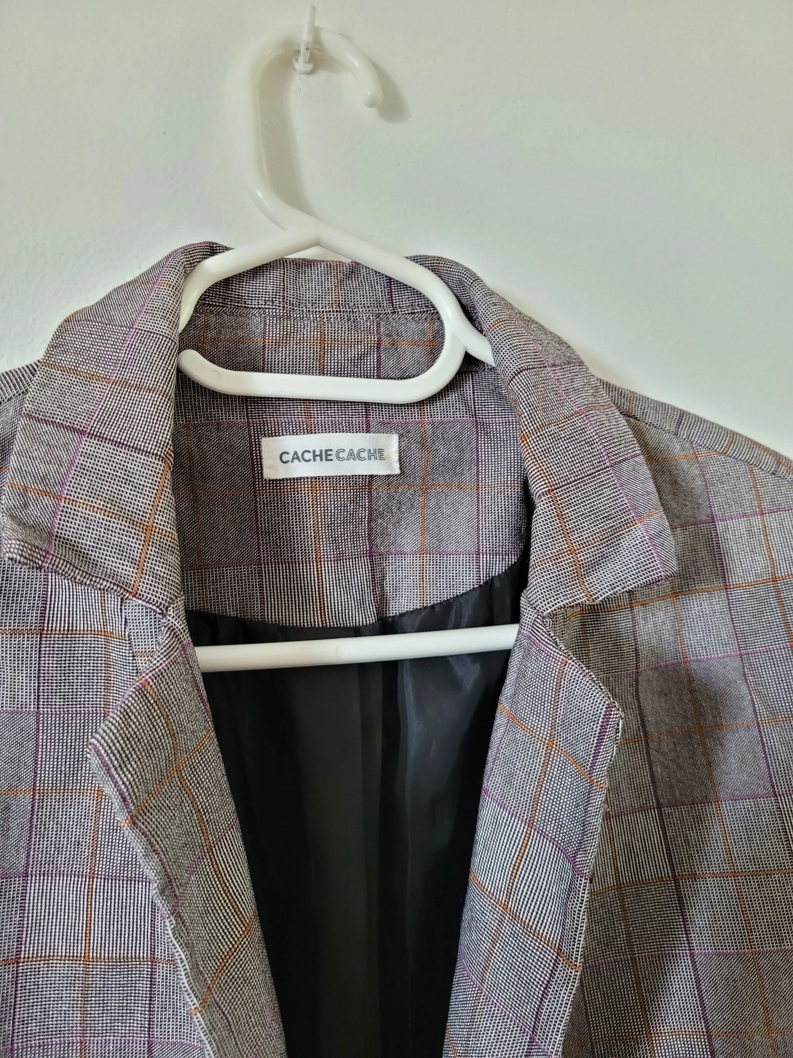 Blazer Cache Cache xadrez cinza/roxo – Tamanho 38 – photo 2